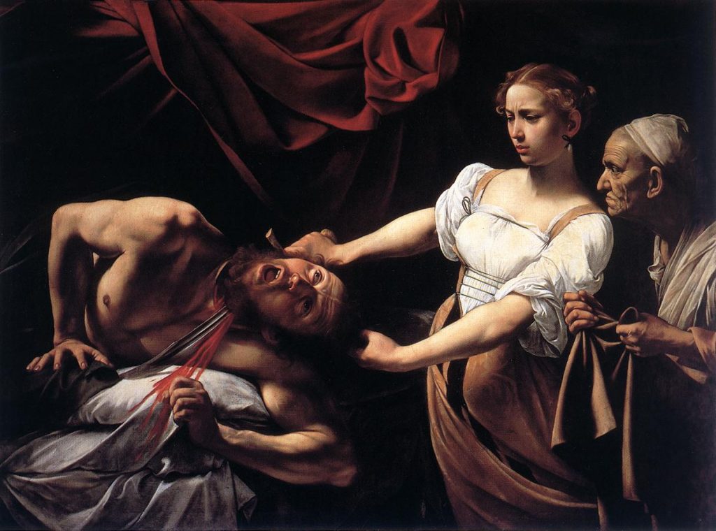 Caravaggio_Judith_Beheading_Holofernes 1598-1599